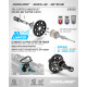 XB4 SLIPPER ELIMINATOR SET FOR ONE-WAY SLIPPER CLUTCH - XRAY - 364103