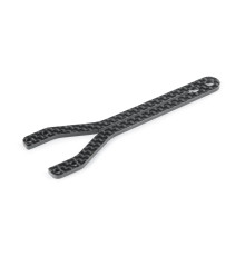 X4'26 Platine supérieure avant carbone 2.0mm - XRAY - 301090