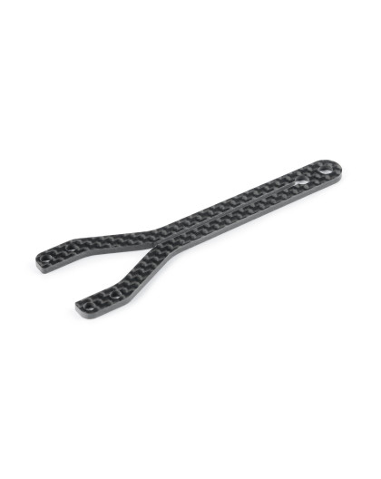 X4'26 CARBON UPPER DECK - SPLIT FRONT - OPEN - 2.0MM - XRAY - 301090