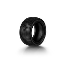 Pneus TT 1/10 arrière 2WD/4WD Carpet - 101 (2) - HUDY - 816101