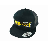 PROCIRCUIT ORIGINAL SNAPBACK CLASSIC TRUCKER CAP BLACK - PC0014 - PRO