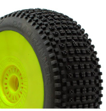 ROAD RUNNER BUGGY P1 (SUPERSOFT) PRE-MOUNTED YELLOW (2pcs.) - PCY1006