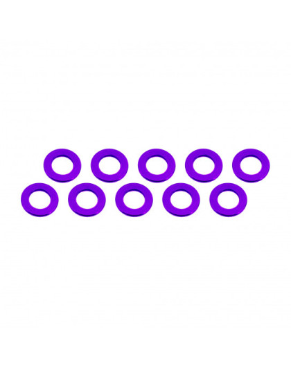ALUMINUM SHIM (3x6x0.5mm) PURPLE (10pcs) - UR1504-P - ULTIMATE