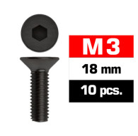 M3x18mm FLAT HEAD SCREWS (10 pcs) - UR161318 - ULTIMATE