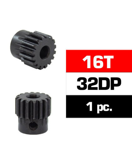 HSS STEEL 32DP PINION GEAR 16T W/5.0mm BORE - ULTIMATE - UR4312-16