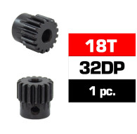 HSS STEEL 32DP PINION GEAR 18T W/5.0mm BORE - ULTIMATE - UR4312-18
