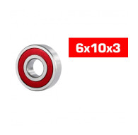 "6x10x3mm ""HS"" RUBBER SEALED BEARING SET (2pcs) - UR7836-2 - ULTIMA
