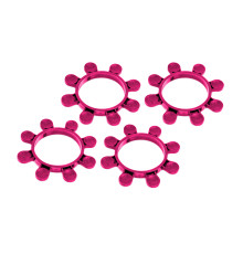 HUDY 1/8 OFF-ROAD TIRE GLUE BAND OCTOPUS - PURPLE (4) - HUDY - 105253