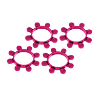 HUDY 1/8 OFF-ROAD TIRE GLUE BAND OCTOPUS - PURPLE (4) - HUDY - 105253