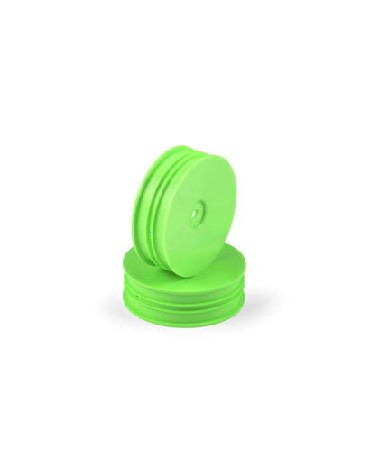 1/10 OFF-ROAD WHEEL - 2WD FRONT NARROW – GREEN (2) - HUDY - 803220-G