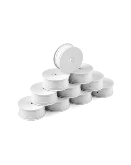 1/10 OFF-ROAD WHEEL - 4WD – FRONT – WHITE (10) - HUDY - 803231