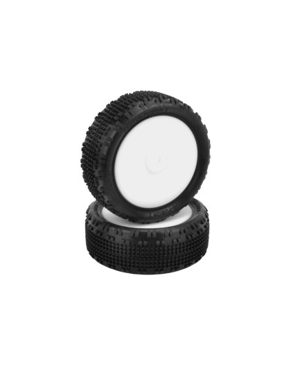 Pneus Cactus Fusion 2 Av 4wd Jaune Montés/Collés (2) - SCHUMACHER