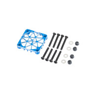 Aluminium safety mesh for 30mm fan - blue - LRP - 501980