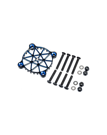 Aluminium safety mesh for 40mm fan - blue V2 - LRP - 501983