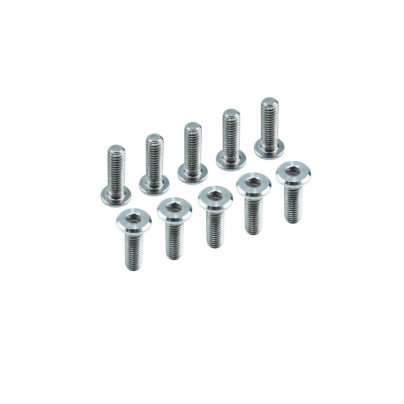 Titanium Low Head Screw Centering Dia M3X10 (10) - HUDY - 908310-T