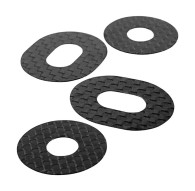 Carbon Fiber Body Washers - 1/8 Off-Road - 4pcs - 1UP - 1UP-10403