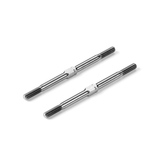 Hudy Titanium Adjustable Turnbuckle 55mm M3 L/R (2)  - HUDY - 992355
