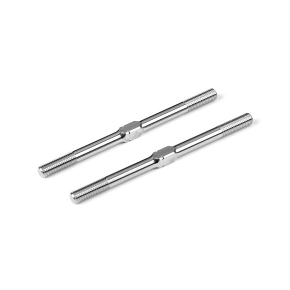 Titanium Adjustable Turnbuckle 55mm M3.5 L/R (2)  - HUDY - 992385