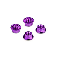 Ecrous de roue M4 titane - Violet (4) - HUDY - 296542-V