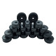 Jantes TT 1/8 Mega noir hard (20) - 6MIK - PJ813-10