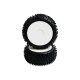 Pneus TT 1/8 Spiral Jaune collés sur jantes (2) - SCHUMACHER - U6722