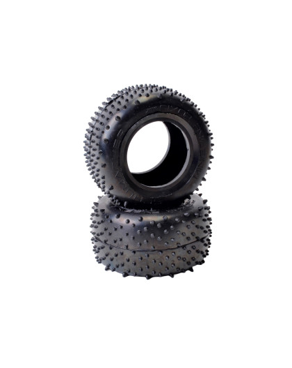 Pneus Mini Spike Truck Silver (2) - SCHUMACHER - U6785