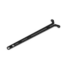 X4F'27 Platine supérieure carbone arrière 2.0mm - XRAY - 301094