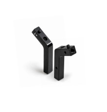 X4F Fixations amortisseurs arrière fixe +1mm (2) - XRAY - 302979