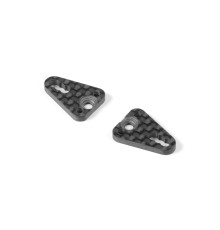 Carbon Plate For 2 Pins For Side Link (2) - XRAY - 371187