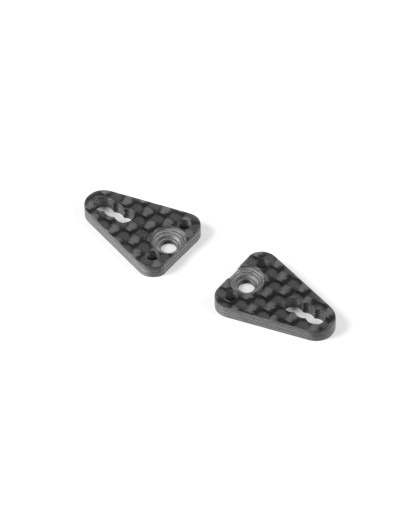 Carbon Plate For 2 Pins For Side Link (2) - XRAY - 371187