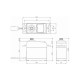 STD SIZE DIGITAL SERVO SC0252MG+ - SAVOX - SC0252MG+