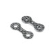 X4 Cales de centre de roulis avant 1+2mm (2) - XRAY - 302123