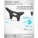 XB2 WIDER CARBON SHOCK TOWER - 2 DOTS - FRONT - XRAY - 322093