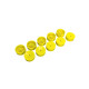 2WD FRONT WHEEL WITH 12MM HEX - YELLOW - HARD (10) - XRAY - 329900-Y