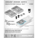 Lest acier 21x28x4mm - 15g (2) - XRAY - 336158