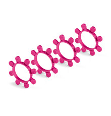 HUDY 1/8 OFF-ROAD TIRE GLUE BAND OCTOPUS - PURPLE (4) - HUDY - 105253