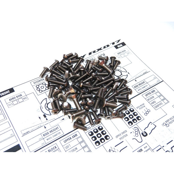  Rx8 2017 Titanium Hex Socket Screw Set - HIRO SEIKO - 48155