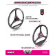 Roues de réglage tweak pour 1/10 Touring (4) - HUDY - 109380