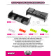 Aileron Strike TT 1/8 - Jaune - HUDY - 293580-Y