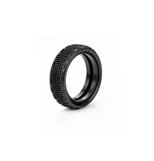 Pneus TT 1/10 avant 2WD Carpet - 102 - Medium (2) - HUDY - 812102-M