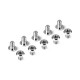TITANIUM LOW HEAD SCREW CENTERING DIA M3x5 (10) - HUDY - 908305-T