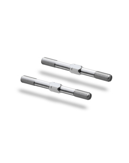 Pas inversé titane M4 - 45mm (2) - HUDY - 992445