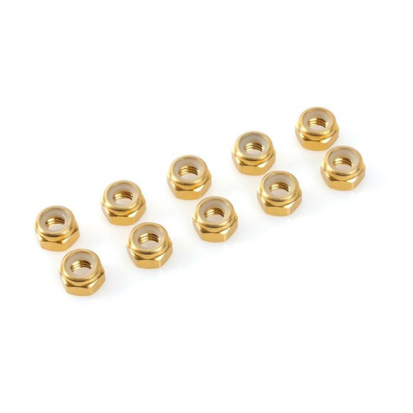 Nylstop alu M2 - Or - 10pcs - CORALLY - C-31010