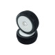 Pneus TT 1/8 Hawaii Clay Hard collés sur jantes (2) - 001-0973