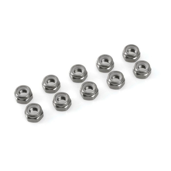 Nylstop alu M2 - Gris - 10pcs - CORALLY - C-31013