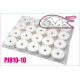 Wheels 1/8 Buggy Mega White (20) - 6MIK - PJ810-10