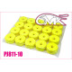 Wheels 1/8 Buggy Mega Yellow (20) - 6MIK - PJ811-10