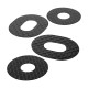 Carbon Fiber Body Washers - 1/8 Off-Road - 4pcs - 1UP - 1UP-10403