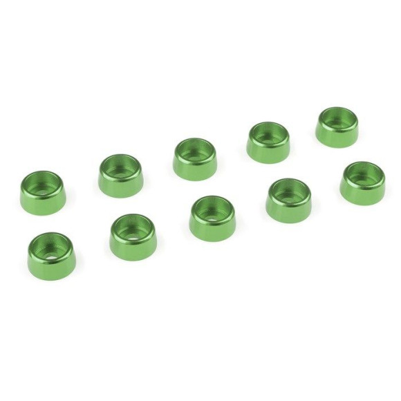 TEAM CORALLY - ALUMINIUM WASHE R - FOR M3 SOCKET HEAD SCREWS - C-3127