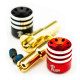 Heatsink Bullet Plugs & Grips - 4/5mm Stepped - 1UP - 1UP-190437
